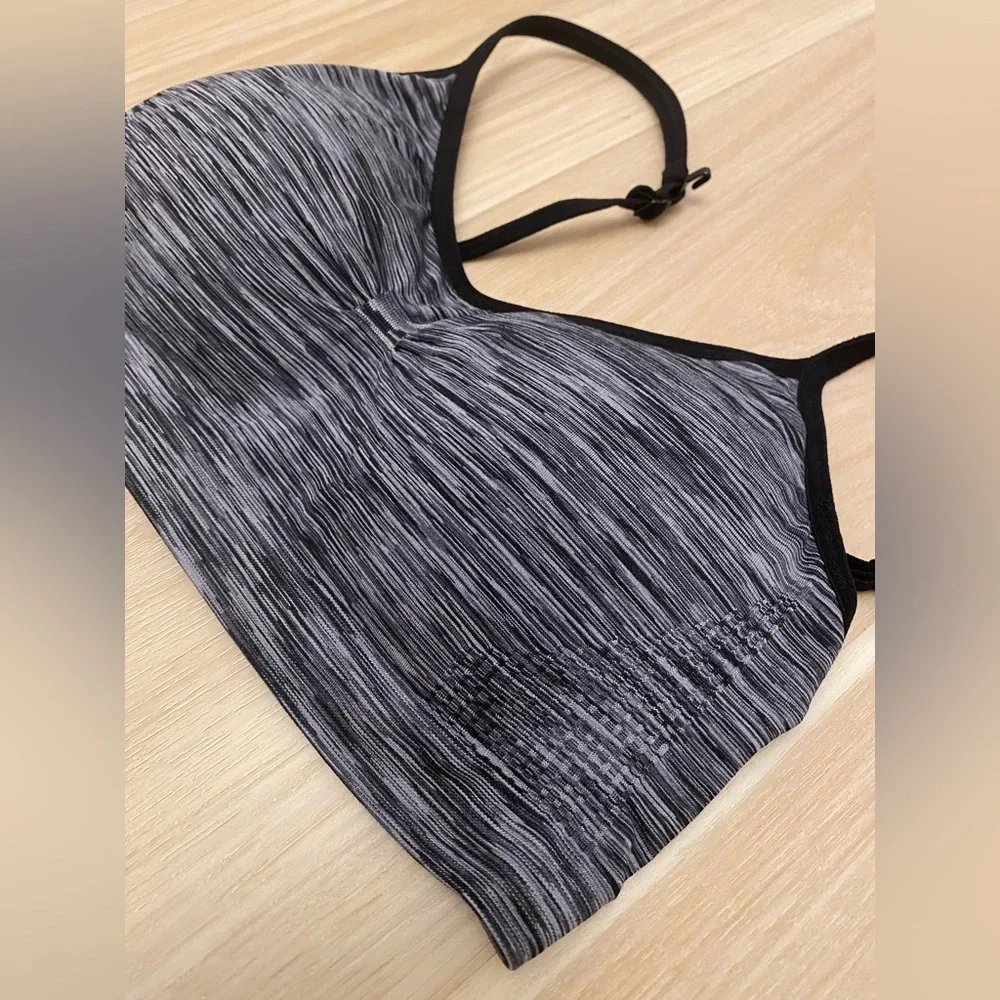 Women's Black and Gray Sport Bra set of two St Eve - Picture 7 of 11